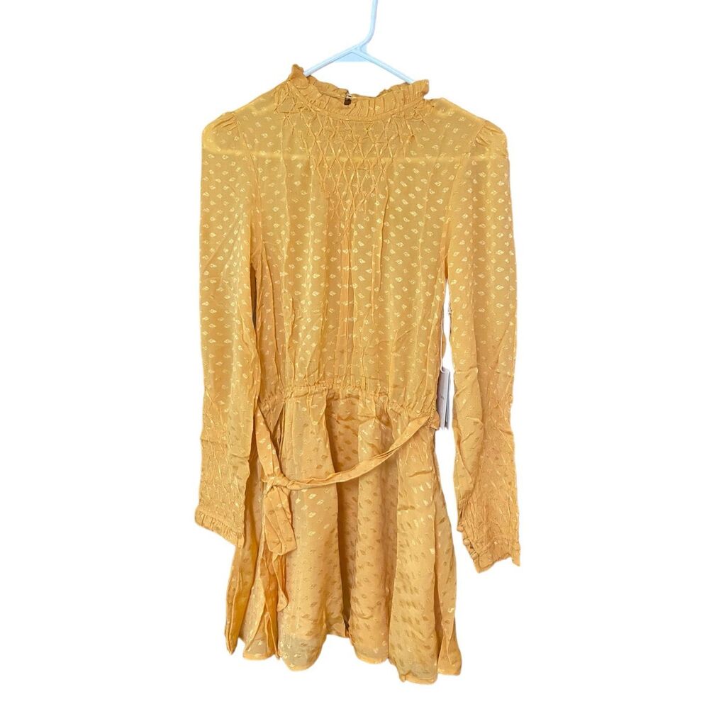Tularosa Gianna Mini‎ Dress in Mustard Size Large NWT (12-10) - Picture 5 of 9